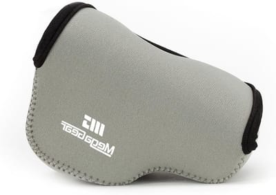 Cameratas Neopreen - Compactcamera Tas - Camera Beschermen - Ultralicht Materiaal - 13.11 x 7.8 x 9.19 cm - Grijs