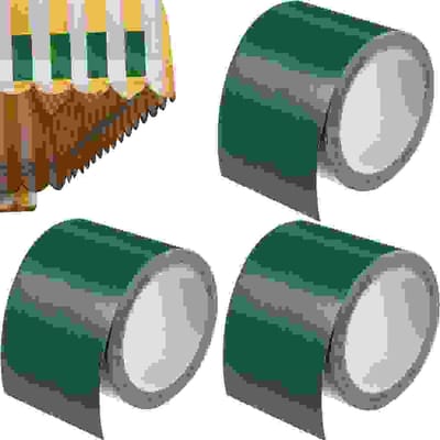 3-rollen verpakking met reparatietape voor luifels - waterdicht en scheurvast ontwerp - reparatietape voor zeildoek/bootafdekking - 5 cm * 5 m - voor reparatie van zeildoek voor buiten - groen