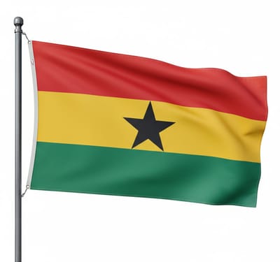 Trasal - vlag Ghana - ghanese vlag 150x90cm