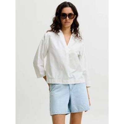 Overhemd JJXX 12290003 CARO-BLANC DE BLANC