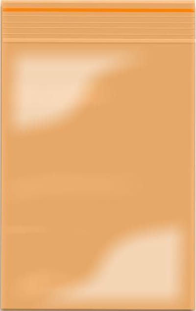 100x Gripzakjes 55 x 65 mm Orange Tinted/ Oranje Tint Gekleurd 90 MICRON DIK ZWARE KWALITEIT