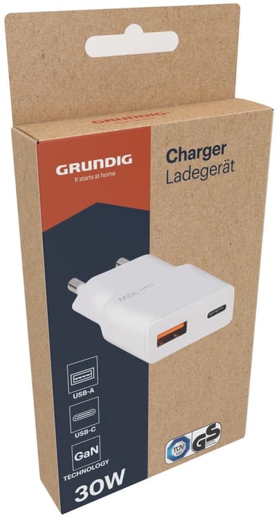 Grundig Charger 2-port - Usb - A-c - Usb-aansluiting