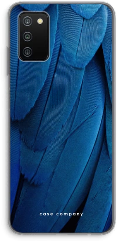 Hoesje geschikt voor Samsung Galaxy A03S hoesje - Pauw - Soft Cover Telefoonhoesje - Bescherming aan alle Kanten en Schermrand