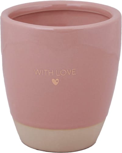 MY FLAME - Sojakaars in theekop - WITH LOVE - Geur: Green Tea Time - Maat: D9 x H10 cm - Branduren: 60u
