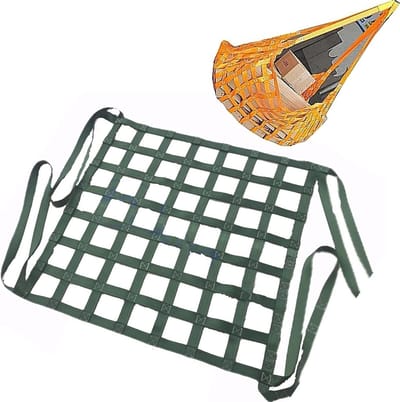 Hijsnet Riemen - Hefnet Vrachtnet - Laden Lossen Goederen - Sterk Polyester Weefsel - 1.5 X 1.5M - OneColor