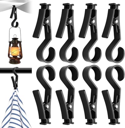 Set van 8 Kledingknijpers en Tentclips voor Buitengebruik - Ideaal voor Kamperen, Handdoeken en Tenten