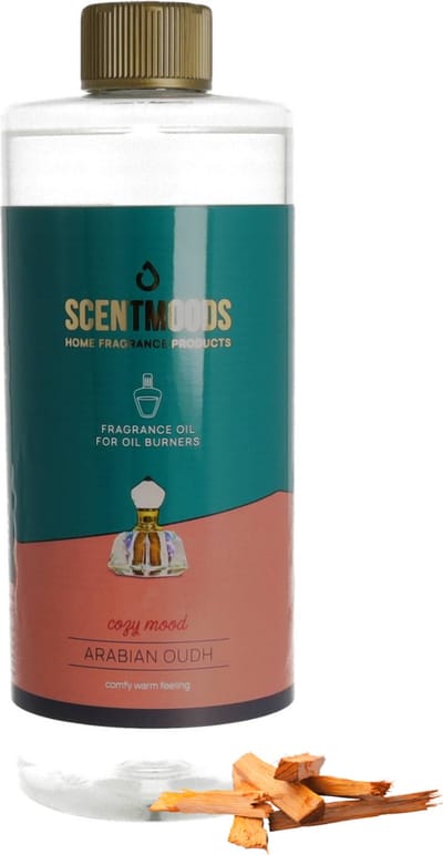 Scentmoods Arabian Oudhout Geurolie - Geurolie Voor Oliebrander - Etherische Olie - Essentiele Olie - Etherische Olien - 750ml