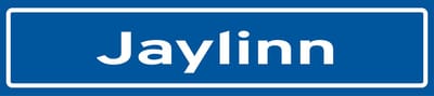 Fotofabriek Straatnaambord Jaylinn | Straatnaambord met naam | Cadeau Jaylinn