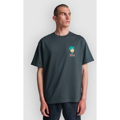 RVCA Frond Mural T-Shirt zwart