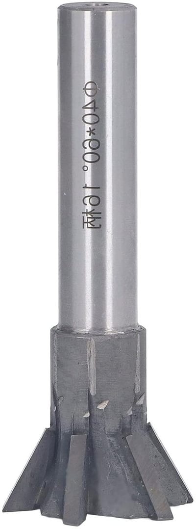 40mm Dovetail Frees, 6 Groeven Universele Schacht, Snel Boren Tungsten Carbide Frees voor IJzer en Non-ferro Metaal Bewerking