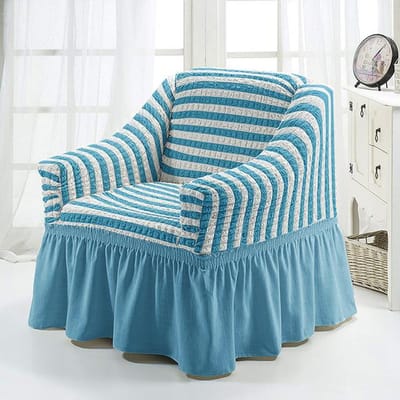 Effen kleur elastische bankhoezen voor woonkamer Stretch enkele stoel hoezen slaapbank hoes L-vorm fauteuilbeschermer 1-Seat-S- 90-140cm