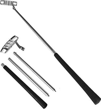 Golfputter - Aluminium 3 Secties - Met 2 Schuimboekjes - Links- en Rechtshandig, Voor Kinderen en Volwassenen