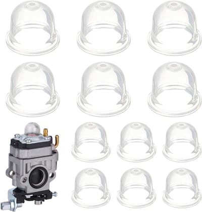 Primerpomp Set - Brandstofpomp Lamp - Motor Onderhoud - Twee Maten - 12 Stuks - Transparant