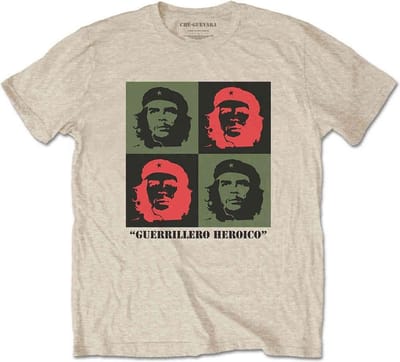 Che Guevara - Blocks Heren T-shirt - M - Creme