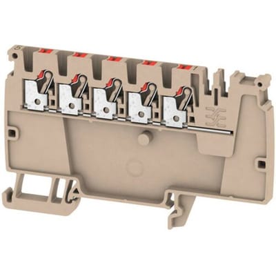 Weidmüller 1988290000 Doorgangsklem 5.1 mm Spanveer Grijs 50 stuk(s)