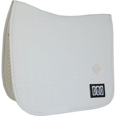 Kentucky Horsewear - Zadeldoek fishbone wedstrijd dressage wit