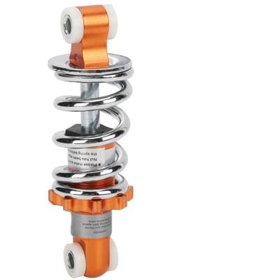 Motorfiets schokdemper 400 lb dempingsveer voor 125 mm gatafstand mini-scooter white