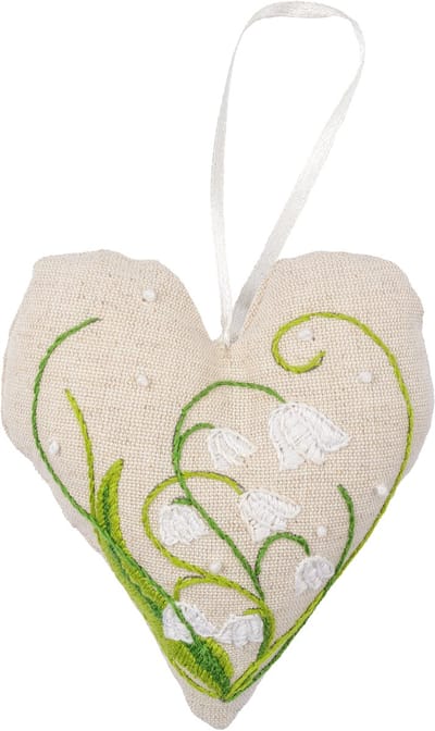 Vervaco - Deco hartje kit Lilly of the Valley - PN-0222854 - Borduren - Borduurpakket - Borduurpakket volwassenen - Borduurpakket kind