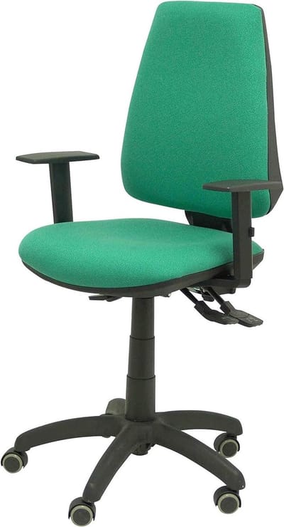 Bureaustoel Bali - Kantoorstoel Groen - Comfortabel Werken - Verstelbare Armleuningen - 109x46x46 cm - Groen