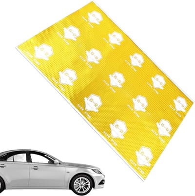 Geluiddempende Mat - Auto Isolatie - Stil Reizen - Hittebestendig Butyl - 50x80 cm - Goud