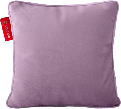 Auronic Warmtekussen - Velvet - 45x45 - Draadloos - Oplaadbaar - Elektrisch kussen - Infrarood - Paars