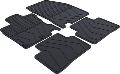 Rubber Automatten geschikt voor Nissan Qashqai J11 - Bouwjaar: 2014-2021 - Originele pasvorm - 4-delig - Uitvoering: J11