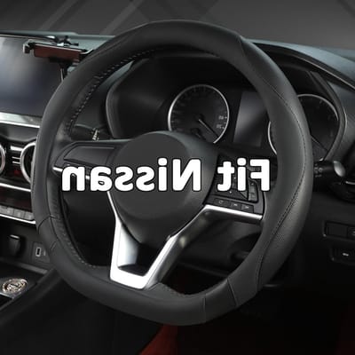 D-Shaped Stuurwielhoes voor Nissan Rogue, Altima en Kicks - Zwart, Standaardmaat, Bescherming en Comfort