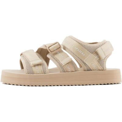 Armani Exchange Comfortabele Minimalistische Strandsandalen Heren sandalen Bruin XUP014XV819100117 42 beige