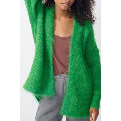 American Vintage Bymi Cardigan Trefle Chine Maat: XS/S | Jassen Outlet | Dames | Groen