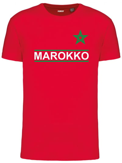 Marokko | Rood Marokko Shirt | WK 2026 Voetbal | Marokko Supporter