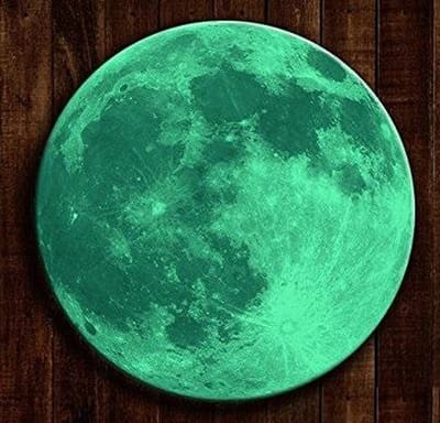 Novi Stars| Glow in the dark maan Muursticker | Muursticker | Kinderkamer |