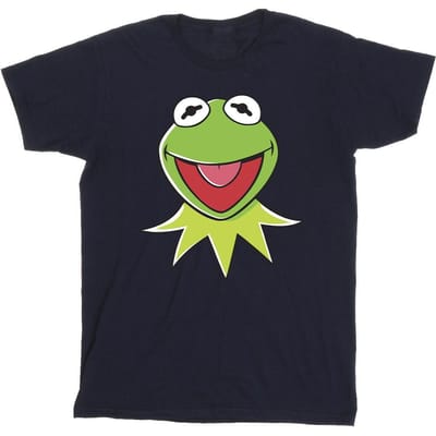 Disney heren Muppets Kermit hoofd T-shirt 3XL marineblauwe kleur