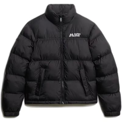 Superdry NON HOODED TECH PADDED JKT Dames Jas - Black