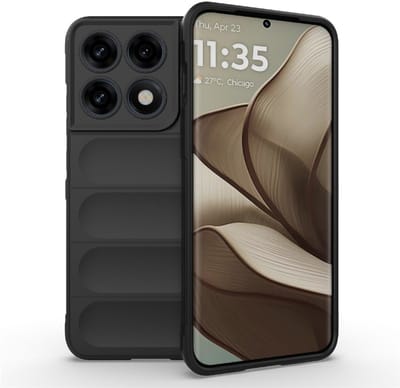 Coverup Hoesje - Geschikt voor Motorola Edge 70 Pro Hoesje - Coverup Hands-On Rugged Back Cover - Zwart