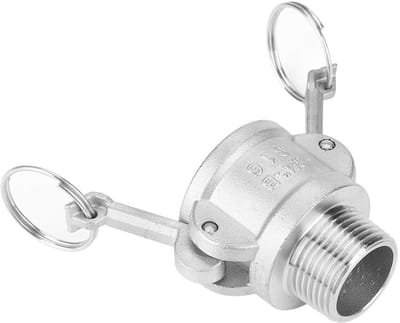 Dailygoods - Afvalpompadapter - DN20 3/4 B - Duurzaam en roestbestendig - Vrouwelijke Camlock-fitting - Perfect voor afvalpompen - Geschikt voor v...