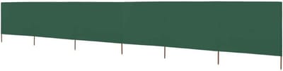 Windscherm met panelen - Tuinscherm - Tuin beschermen - Opvouwbaar ontwerp - 800x80 cm - Groen
