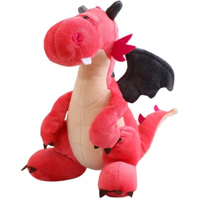 Swag Pterosaurus Dinosaurus Pluche Speelgoed Jongenscadeau Roze Vuurdraken Met Vleugels Groene Dino's Dubbelhoofdig Monster Kwaadaardige Pop voor Verjaardag S 20-25cm