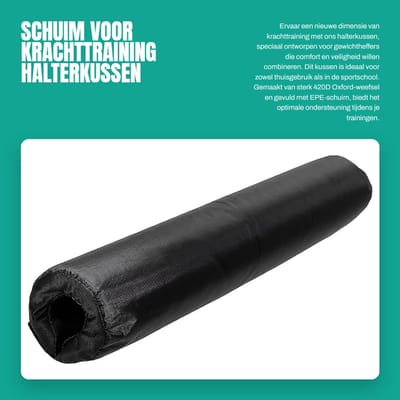 Dailygoods- Schuim Halterkussen - Krachttraining - Gewichtheffen - Schouderbescherming - Draagbaar - EPE-schuimvulling - 420D Oxford-weefsel