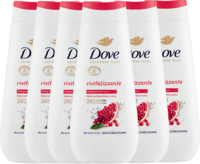 Dove Advanced Care - Douchegel - Reviving - 6x 225 ml - Voordeelverpakking