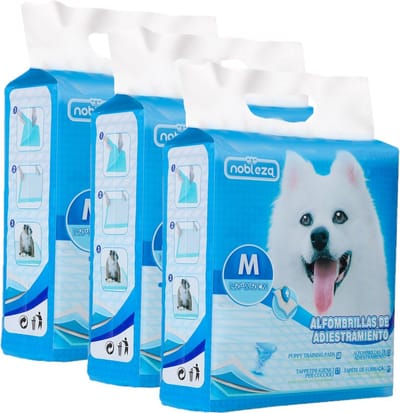 Nobleza Puppy Pads 60x60 cm - 100 Stuks - Training Pads - Plasmatjes voor Honden - Absorberende Plasdoeken