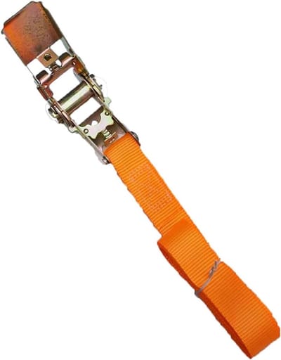 Spanbanden met Ratel - Ratelriemen Vastzetbanden - Lading Zekeren - Duurzaam Polyester Materiaal - 2.5 cm Breed - Oranje Blauw Zwart