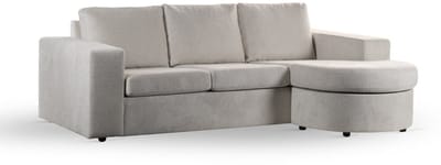 Vurna - Vurna Niall 3-zits hoekbank links/rechts stof - beige