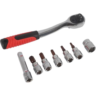 8 stuks Auto Auto Reparatie Gereedschapskit Roestvrij Staal Hard Top Deur Sleutel Verwijderaar Past voor Jeep Wrangler gray