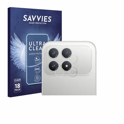 Savvies - Screenprotector voor Xiaomi Poco F8 Pro (ALLEEN Camera Lens) - Folie Beschermfolie transparant 18 Stuks