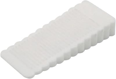 Deurwig - Deurstopper - Deur Open Houden - Antislip Ontwerp - M: 95x41x16mm - Wit