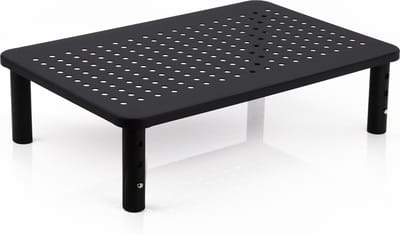 Monitorstandaard metaal ventilatiegaatjes 37 x 10 x 24 cm (BxHxD)