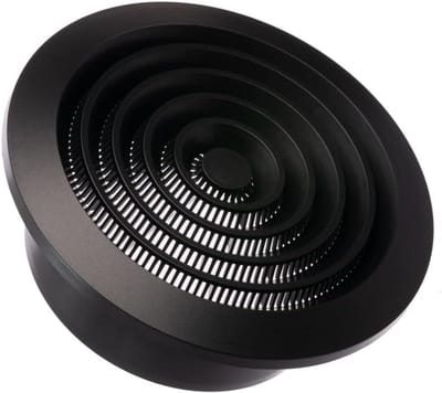 Rond Dakventilatierooster Ø 100mm met Insectenbescherming - Ventilatierooster voor Binnen en Buiten