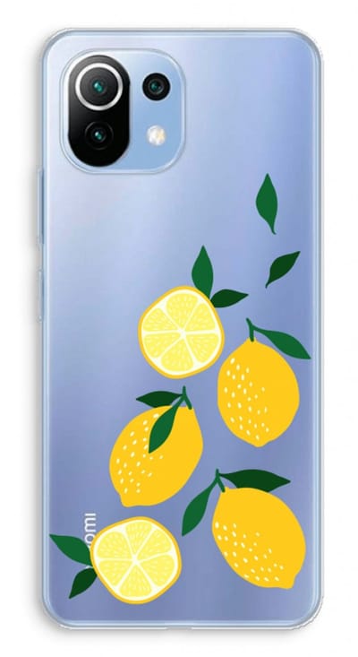 Case Company® - Hoesje geschikt voor Xiaomi Mi 11 Lite hoesje - You're my lemon - Soft Cover Telefoonhoesje - Bescherming aan alle Kanten en Schermrand
