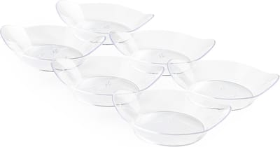 3BMT® Amusebakjes Plastic - Chique Amuse Bakjes - Amuseglaasjes - Voordeelverpakking - 6 Stuks