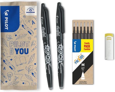 Uitwisbare Rollerball Pen 9er Set - Ergonomisch en Navulbaar